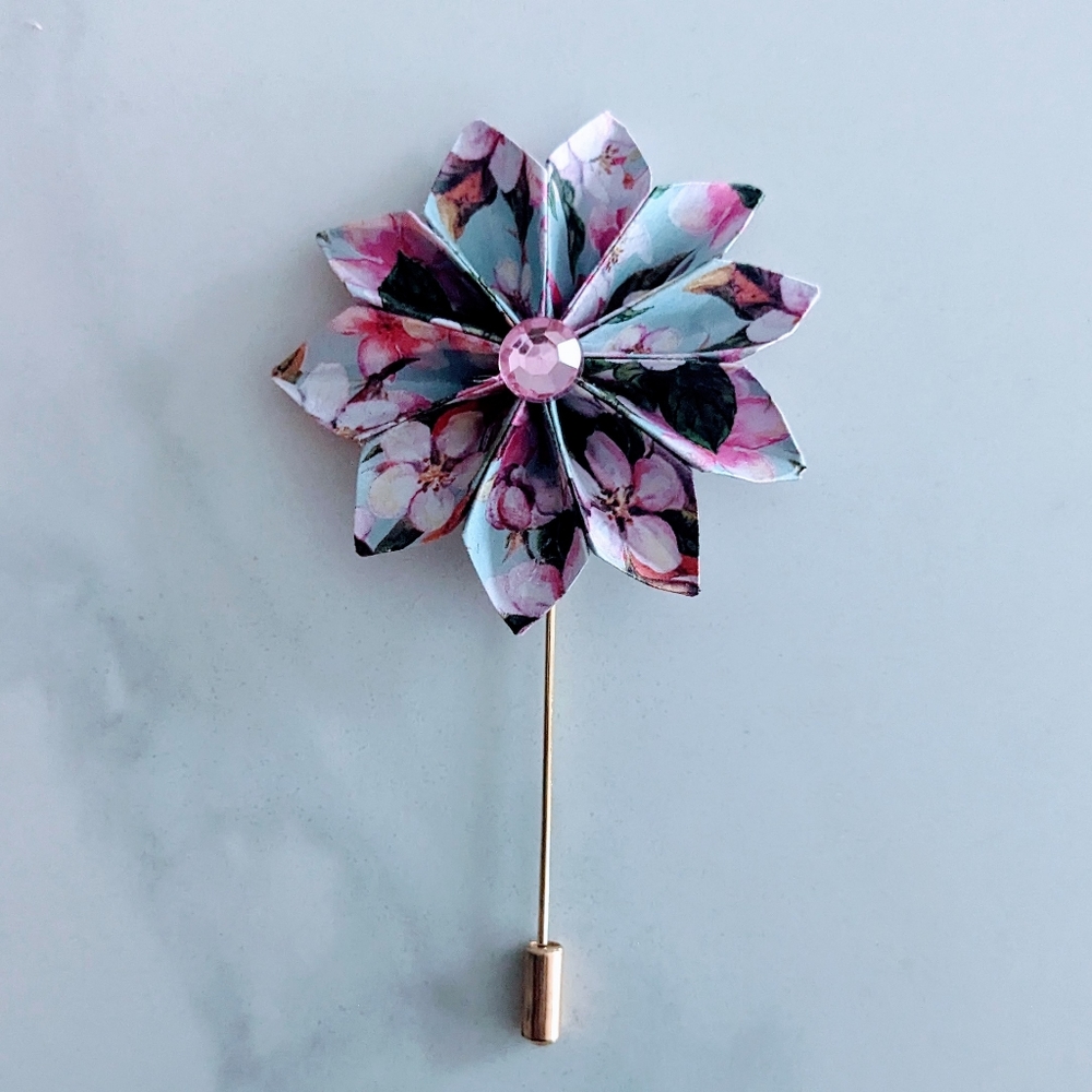 Grace Flower Lapel Pin